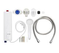 Kit de Manguera de Cabezal de Ducha de Calentador de Agua Instantáneo Giratorio Sin Tanque Eléctrico de 220 V 3000 W Para Uso En El Baño Y La Cocina