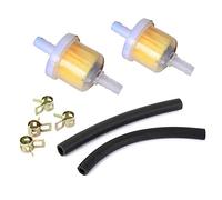 Kit de Manguera de Combustible,Kit de Filtro de Combustible,Kit de Clips de Filtro de Combustible 2Pcs de Filtro de Combustible,2Pcs de Manguera de Combustible,4Pcs de Abrazaderas de Manguera Tokaneit