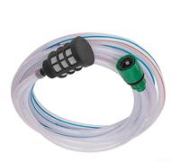 Kit de manguera de entrada de agua para espacios al aire libre con diseño robusto y compatibilidad con sistemas de agua estándar de jardín (5 m)