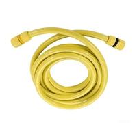 Kit de manguera de entrada de agua para lavado de coches y riego de jardín, tubo flexible ABS amarillo con conector de punto para riego de césped y cuidado de plantas al aire libre (2 m)