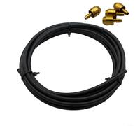 Kit de manguera de freno de 3 metros para Hayes Stroker, Dominion A2/A4, Comp/Pro, de goma, con 4 agujas de aceite, color negro
