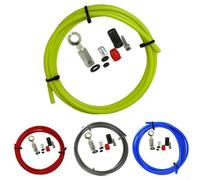Kit de manguera de freno de disco de 2000 mm para modelos SRAM, reemplazo hidráulico con conector banjo, anillos de sellado, agujas de aceite, accesorios de montaje para bicicleta de montaña (negro)