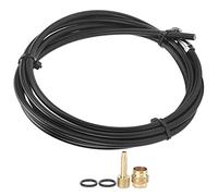 Kit de manguera de freno de disco hidráulico de Zenithaur, manguera de freno de aceite de freno de disco de 2 m con inserto de conexión compatible con Magura MT4 / MT4E / MT5 y