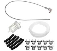 Kit de manguera de gasolina, calefacción diesel, línea de combustible con filtro de gasolina, tubo de pie de pie, tubo de combustible, kit de clip para coche, motocicleta scooter (5)