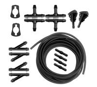 Kit de manguera de parabrisas de coche - Juego de mangueras de limpiaparabrisas para automóviles,Piezas automotrices 5116079AA 4805742AB 68024312AB, líquido de lavado de ventanas de 5 m con conectores