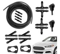 Kit de manguera limpiacristales - para tubos de limpiaparabrisas delanteros,Piezas automotrices 5116079AA 4805742AB 68024312AB, líquido de 5 m con conectores de manguera de 12 piezas, juntas