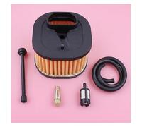 Kit de manguera línea filtro aceite combustible aire HD for Husqvarna 372 372XP, pieza herramienta repuesto motosierra