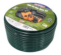 Kit de manguera reforzada Faithfull de 50 m (164 pies) con 3 racores y pistola pulverizadora