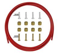 Kit De Mangueras De Freno Cysky Tubo De Aceite De Freno De Disco Hidráulico para Bicicleta 2500 Mm Kit De Mangueras De Freno De Disco Hidráulico para Bicicleta Shimano Bh59 Bh90 Bicicleta(Rojo)