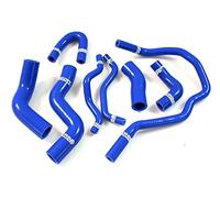 Kit de mangueras de silicona azul deportivo compatible con VW Golf 5 Gti 2.0Fsi 2003 2004 2005 2006 2007 2008 2009 E-2835 Manguera de silicona para radiador de desarrollo