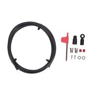 Kit de mangueras para freno de disco hidráulico de 2 metros (6,6 pies) de goma y metal. Kit de racores para freno de disco hidráulico HRD Red Force Apex Flat Mount.