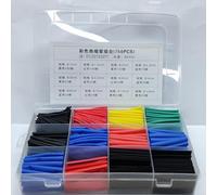 Kit de manguito de tubo termorretráctil de 280 a 580 piezas para reparación de cables y gestión de cables en uso industrial y bricolaje (750 piezas)