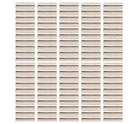 Kit de manguitos de engarce de anteojo único, resistentes a la corrosión, buena fijación, conectores de tubo de sedal para pesca, 100 Uds. (2.6#)