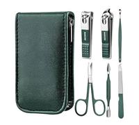Kit de manicura de uñas portátil | Kit de herramientas de de tijeras para cortaúñas de 6 uds,Cuidado personal profesional que el portátil de acero con el bolso para lugar de trabajo o salón de b