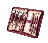 Kit de manicura para mujeres, cortadoras de uñas y herramienta de belleza