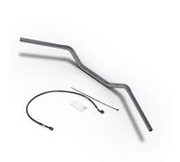 Kit de manillar HIGHSIDER pro Flat Track L14, Ø25,4 mm con línea de freno, H-D Nightster, 22-, plata