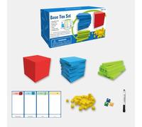 Kit de manipulación de matemáticas: bloques de aprendizaje numérico, herramientas prácticas de conteo, juego educativo, bloques de actividades de posicional con codificación de colores brillante