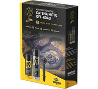 Kit De Mantenimiento Bardahl K9 Limpiador Lubricante Cepillo Moto Yamaha Honda
