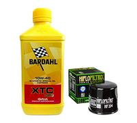 Kit de mantenimiento Bardahl XTC C60 10W50 filtro de aceite Yamaha YZF R6 600 2006 2007