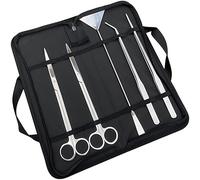 Kit de Mantenimiento de Acuario 5 en 1, Herramientas de Acero Inoxidable para Plantas Acuáticas