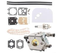 Kit de mantenimiento de carburador de motosierra ST600 que soporta conjuntos de carburador 009 y 010, incluye filtro de aire de carburador, juntas de bujía, tuberías de combustible