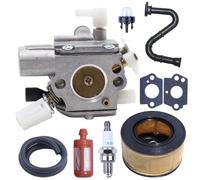 Kit de mantenimiento de carburador for motosierras MS251C, MS231, MS251 C-BE y MS241, incluye bomba de arranque y aire. 1143 120 0641 WTF-9