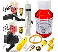 Kit de mantenimiento de frenos de disco, incluye aceite mineral de 100 ml para SHIMANO con conexión de llenado M5