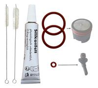 Kit de mantenimiento de juntas tóricas de repuesto de grasa de silicona para cafeteras Krups EA XP ES y Rowenta Cafeteras automáticas de émbolo de infusión - 4 variaciones (set 29.4 juntas + grasa de