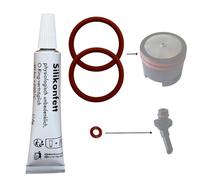 Kit de mantenimiento de juntas tóricas de repuesto para grasa de silicona para Krups EA XP ES y Rowenta Cafeteras automáticas de émbolo de infusión, 4 variaciones (set 29.3 juntas + grasa de silicona)