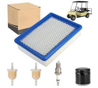 Kit de mantenimiento de motor para carrito de golf con motores FE290 FE350, juego completo de filtros que incluye aire, aceite, combustible y chispa, compatible con los modelos DS 1013684 10L0L