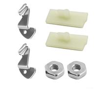 Kit de mantenimiento de motosierra, 6 piezas de tuercas de barra colectora de cadena y tira de parachoques guía para MS440 MS460 MS660 044 046 066 Series