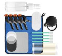 Kit de mantenimiento de tarjetas de coleccionista, herramientas de | Con pinzas para paños, hisopos, almohadillas, clasificación de mesas, para mostrar las necesidades de mantenimiento listas