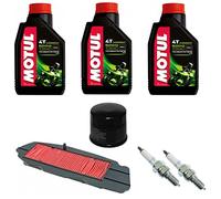 Kit de mantenimiento Honda FJS 400 600 Silver Wing aceite Motul 5000 filtros bujías