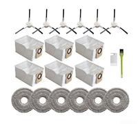 Kit de mantenimiento para aspiradora Dreame L10s Ultra con 4 bolsas de polvo, 4 cepillos laterales y 4 paños de fregona que soportan hasta 60 días de uso por bolsa (B)