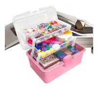 Kit de manualidades artísticas: juego de suministros creativos para juegos imaginativos, desarrollo de habilidades con materiales de coordinación -mano, caja de actividades de bricolaje para niños,