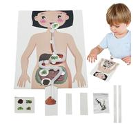 Kit De Manualidades Con Pompones: Kits De Pociones De Para Niños | Regalos De Terrario De Unicornio Resiliente, Póster De Anatomía Interactivo Seguro Y Resistente, Fomenta La Ciencia Educativa,