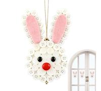 Kit de manualidades de botones - de 4,72 pulgadas, decoración de Pascua | Juego de manualidades de ABS - Divertido botones de conejo para adultos, puerta, pared, dormitorio, sal