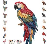 Kit de manualidades de bricolaje con diseño de pájaros en 3D, cosido a mano