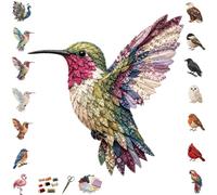 Kit de manualidades de bricolaje con diseño de pájaros en 3D, cosido a mano