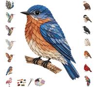 Kit de manualidades de bricolaje con diseño de pájaros en 3D, cosido a mano
