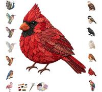 Kit de manualidades de bricolaje con diseño de pájaros en 3D, cosido a mano