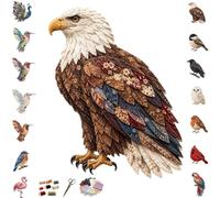 Kit de manualidades de bricolaje con diseño de pájaros en 3D, cosido a mano