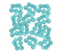Kit De Manualidades De Concha De Mar, 100 Piezas De Cuentas De Disco Redondas Naturales De 5 Cm, Piezas Colgantes Preperforadas, Elegante Juego De Decoración | Guirnalda De Campanillas