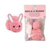Kit de manualidades de conejito hecho a mano - Make Your Own Plush Bunny Toy | Soft Plush Animal Sewing Activity for Kids Boys Girls Creative Party Favor Classroom Craft Project Easter Gift