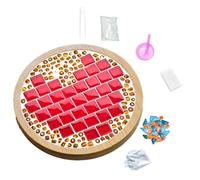 Kit de manualidades de mosaico, kit de actividades de azulejos de mosaico de vidrio, kit de actividades para posavasos de manualidades de mosaico, decoración del hogar hecha a mano, kits de mosaico de
