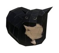 Kit de manualidades de papel para gatos, escala de vida, modelos de papel 3D, juego de manualidades de papel decorativo, gatos Brainrot, kits de manualidades hechos a mano MhD882 (C, 15 cm)