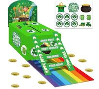 Kit de manualidades de trampa para duende del día de San Patricio para niños, juego de trampa de duende con decoraciones de fiesta, divertidos suministros de actividades del día de San Patricio y