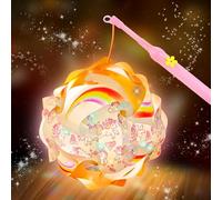 Kit de Manualidades para Farol de San Martín, Farol de San Martín con Palo, Faroles LED Infantiles, Kit de Manualidades para Farol Infantil, para el Día de San Martín, Desfile de San Martín, Halloween