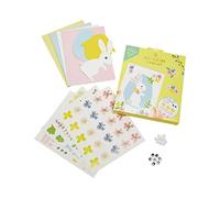 Talking Tables Kit de Manualidades para Hacer Tarjetas de Pascua Paquete de 12 | Incluye Sobres, Pegatinas y Decoraciones, Material de Arte para niños, Actividades Divertidas, Regalo Creativo