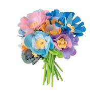 Kit de manualidades Smoby Flower Market 16 flores de tela multicolor 95 piezas